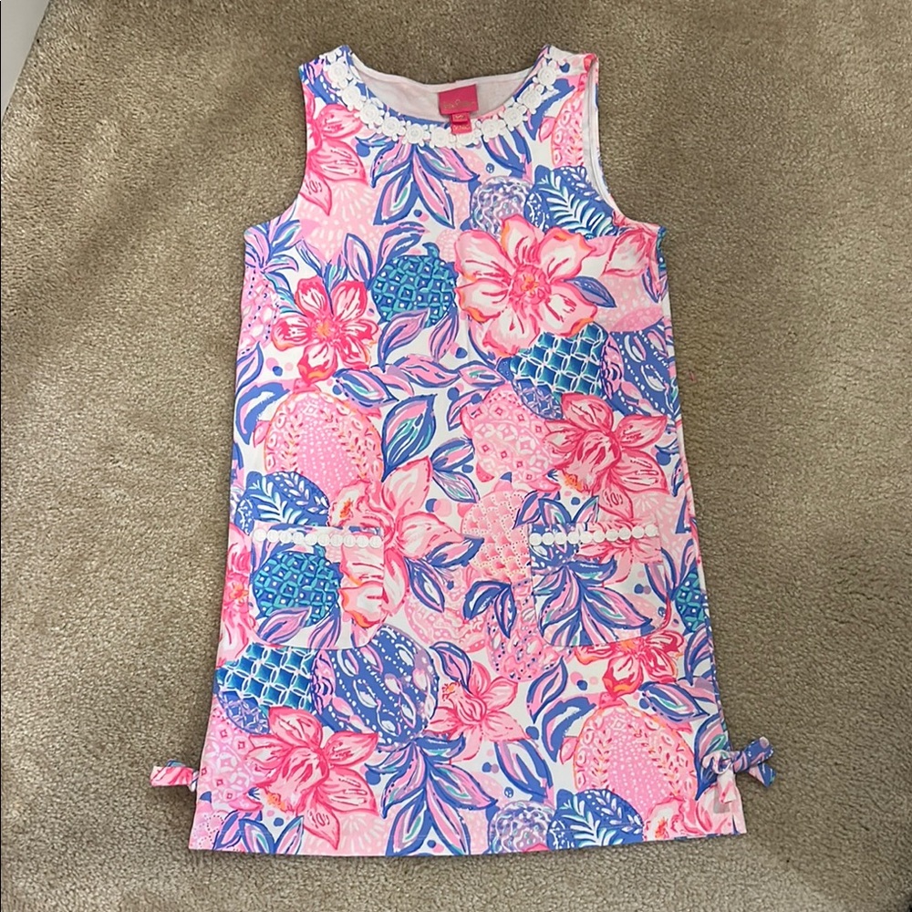 Lilly Pulitzer Shift Dress girls size 12/14
